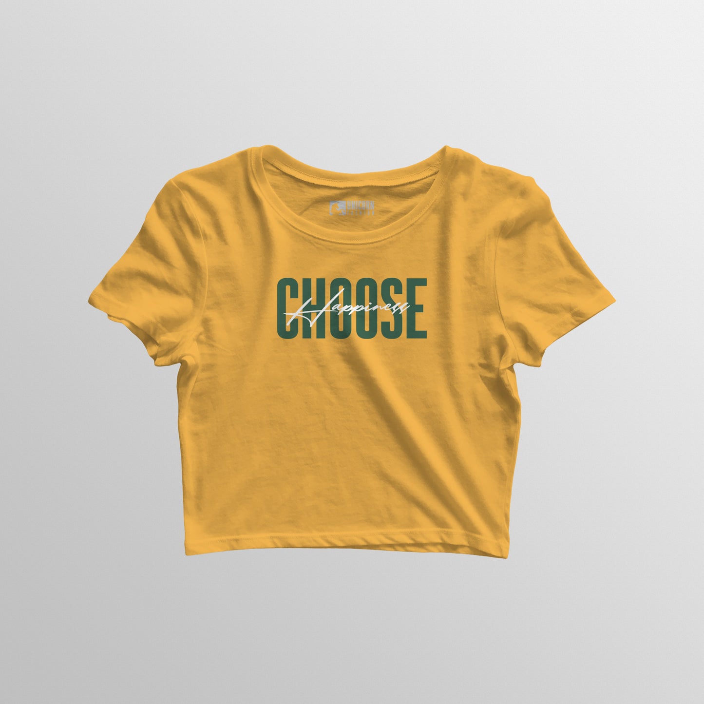 Choose Happiness Crop Top