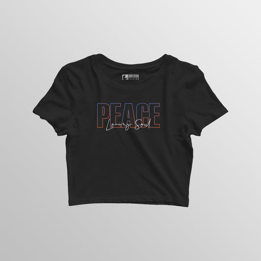 Peace Loving Soul Crop Top