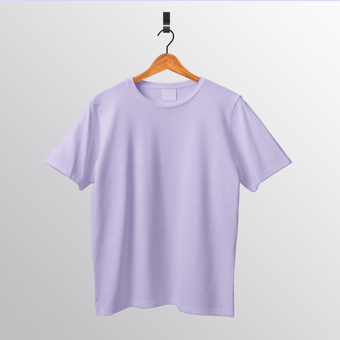 Solid : Lavender Oversized T-Shirt