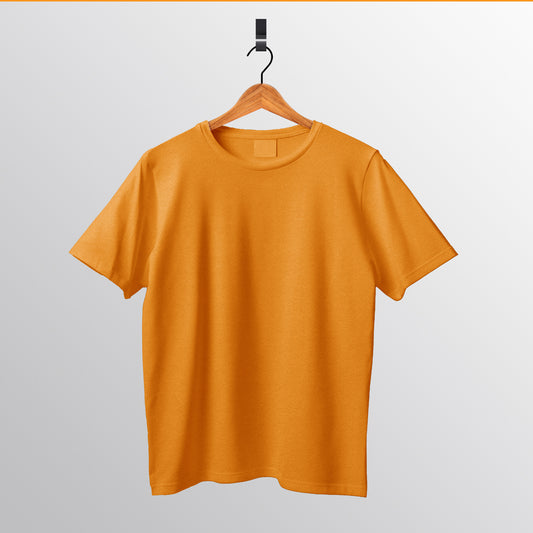 Solid : Mustard Yellow Oversized T-Shirt