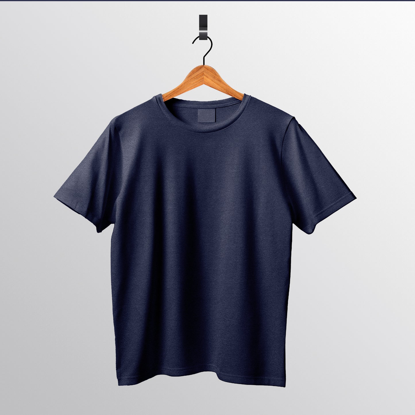 Solid : Navy Blue Oversized T-Shirt