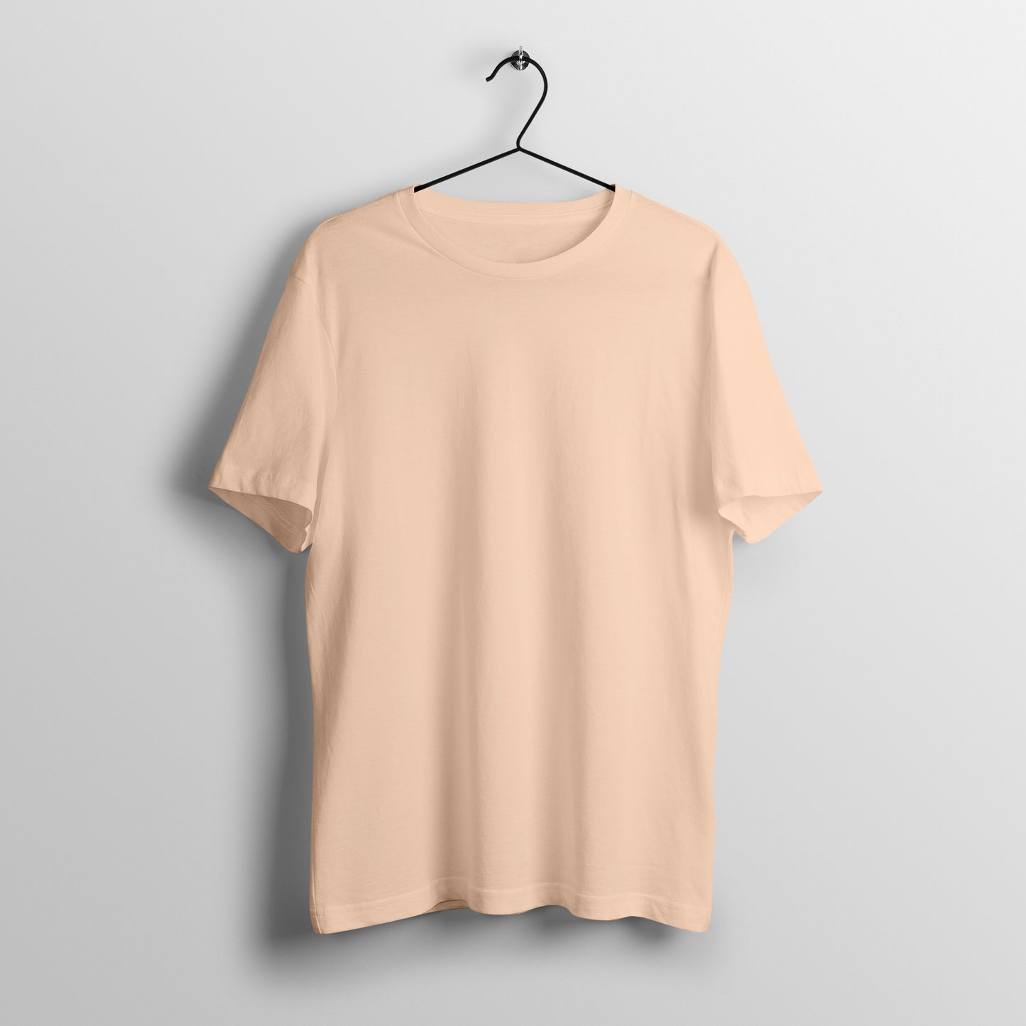 Solid T-Shirt: Peach