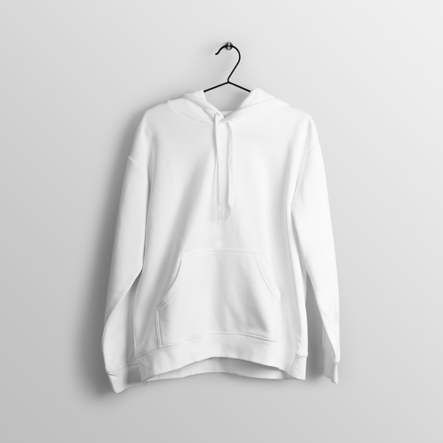 Solid Hoodie: White