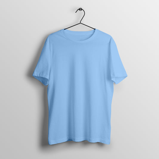 Solid T-Shirt: Baby Blue