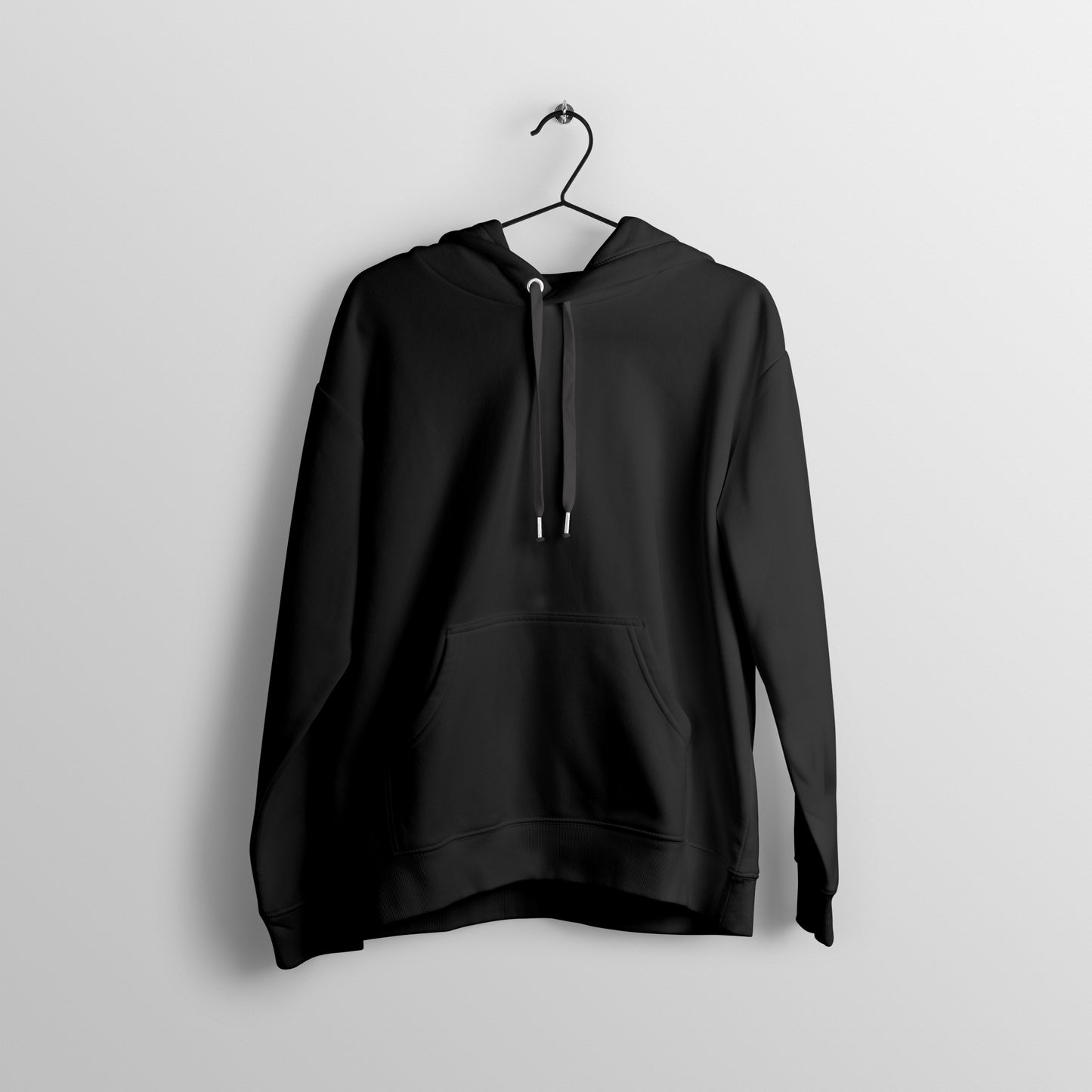 Solid Hoodie: Black