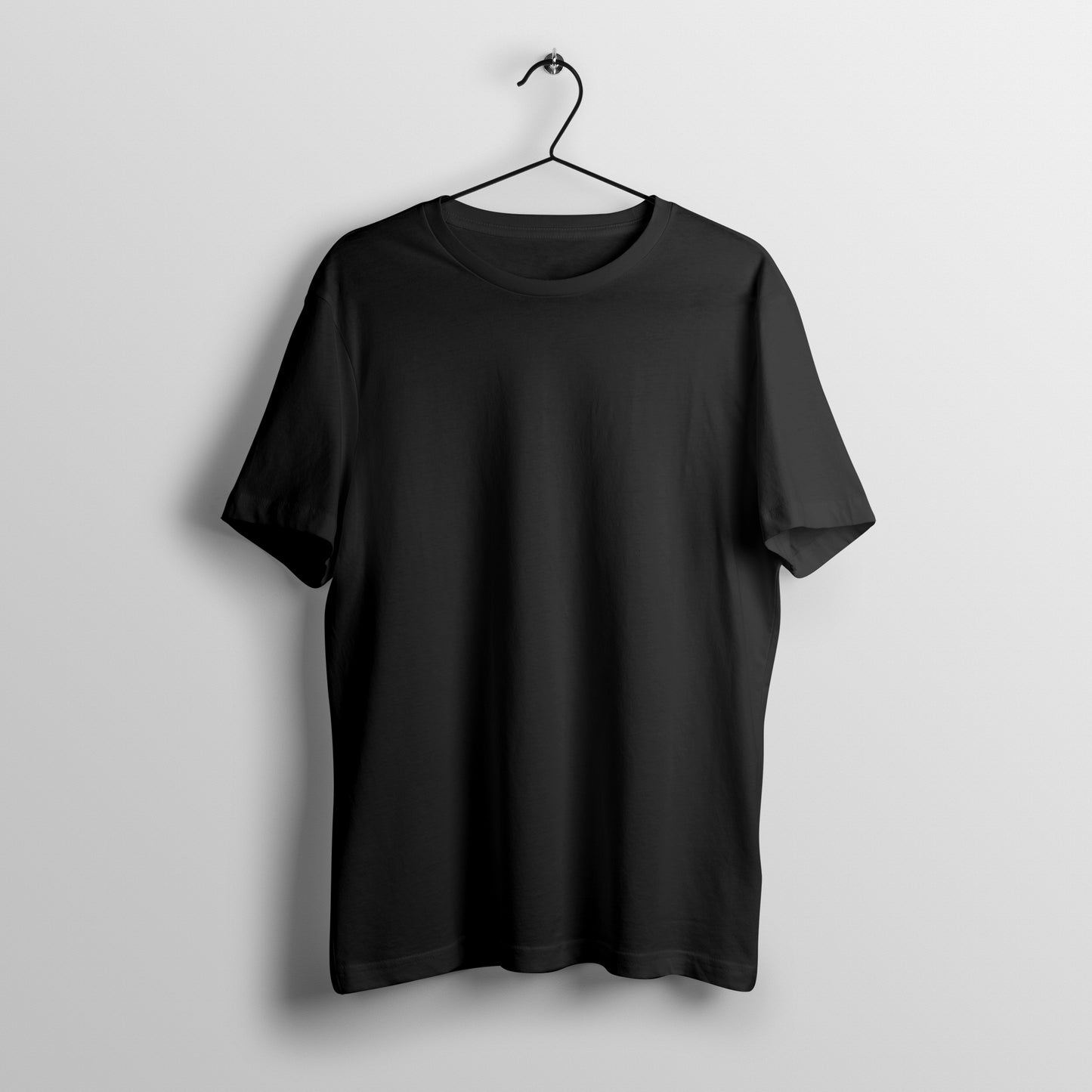 Solid T-Shirt: Black