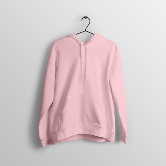 Solid Hoodie: Light Baby Pink