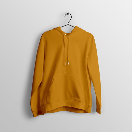 Solid Hoodie: Mustard Yellow