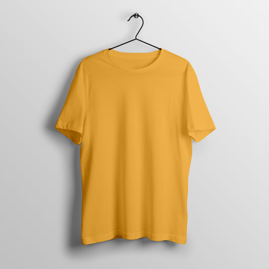 Solid T-Shirt: Mustard Yellow