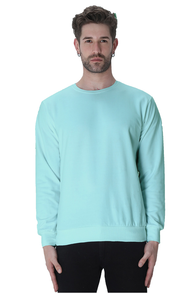 Solid Sweatshirt: Mint